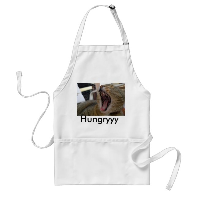 Hungry kitty standard apron (Front)