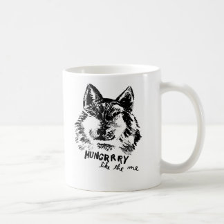 hungry like the wolf coffee mug