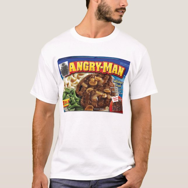 Hungry man angry man T-Shirt (Front)