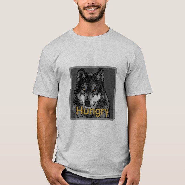 Hungry - Men's Basic T-Shirt T-Shirt (Front)