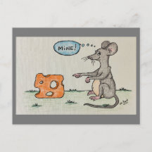 Hungry Mouse Postcrossing Postcard