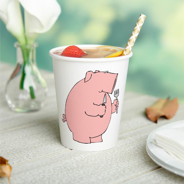 Hungry Pig Paper Cups (Creator Uploaded)