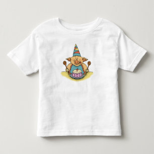 hungry piggy birthday toddler t-shirt
