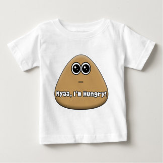 Hungry Pou logo with text - Baby T-Shirt