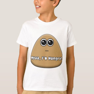 Hungry Pou w/ Text T-Shirt