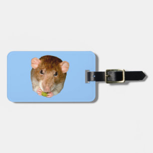 Hungry Rat Custom Luggage Tag