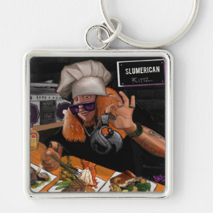 Hungry Rittz Keychain art by Sky Wonders