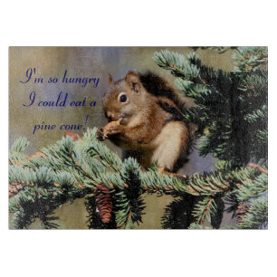 Hungry Squirrel Cutting Board