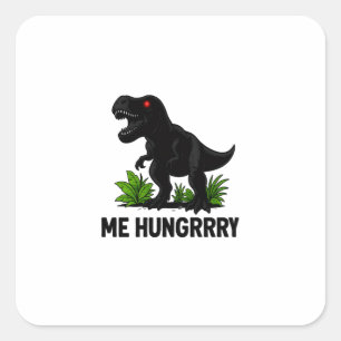 Hungry T-Rexx Square Sticker
