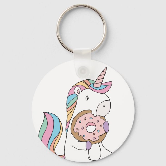 Hungry Unicorns Key Ring (Front)