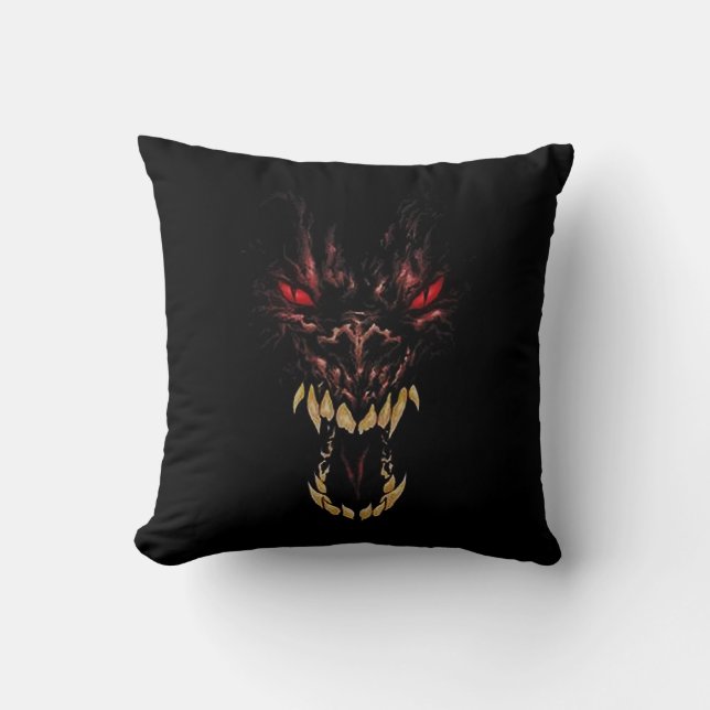 Hungry Werewolf Cushion (Front)