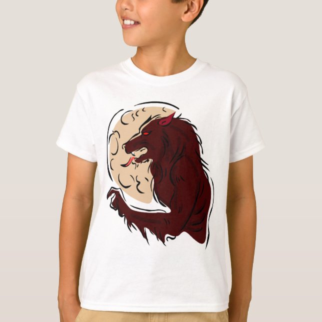 Hungry Werewolf T-Shirt (Front)