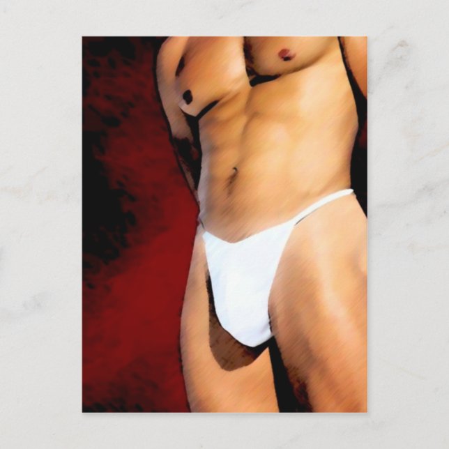 Hunk Postcard (Front)