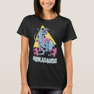 Hunkasaurus T Rex Dinosaur Funny Gym And Workout  T-Shirt