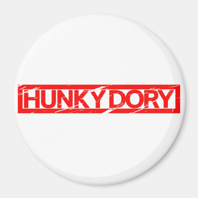 Hunky Dory Stamp Magnet (Front)