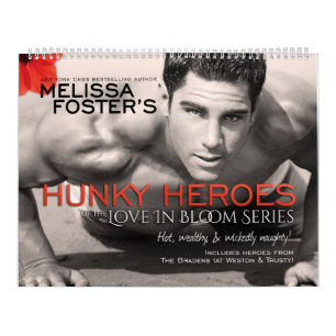 Hunky Heroes of the Love in Bloom Series Calendar