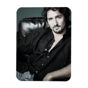 Hunky moustache beard Justin 2006 Magnet