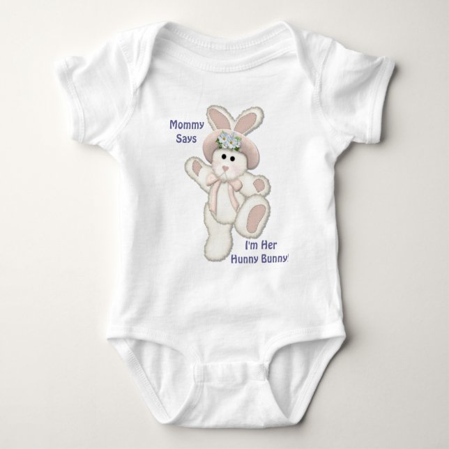 Hunny Bunny Baby for Girl Baby Bodysuit (Front)