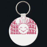 hunny bunny, retro, vintage key ring<br><div class="desc">Durable and lightweight keychain featuring a vibrant,  high-quality print,  perfect for keys,  bags,  backpacks,  small gifts,  souvenirs,  and everyday accessories.</div>
