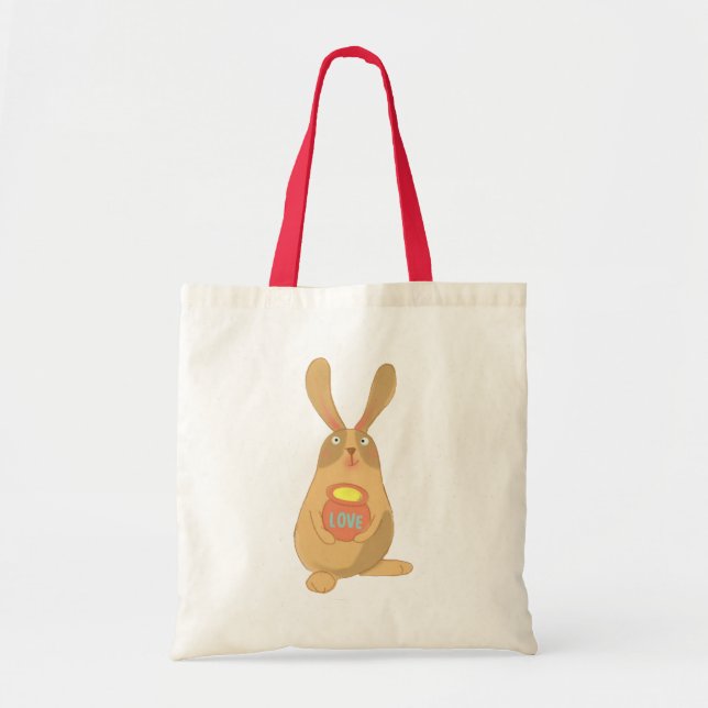 Hunny Bunny Tote Bag (Front)