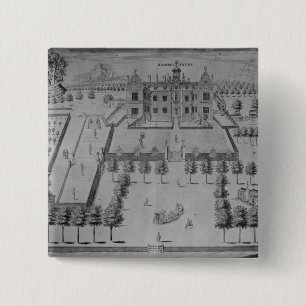 Hunsdon House 15 Cm Square Badge
