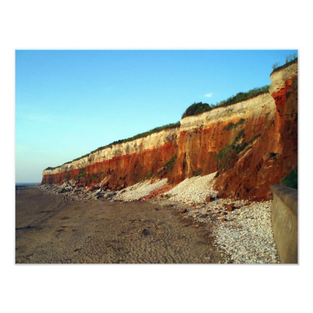 Hunstanton Cliff Photo Print (Front)