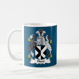 Hunt Coat of Arms Family Crest  Coffee Mug