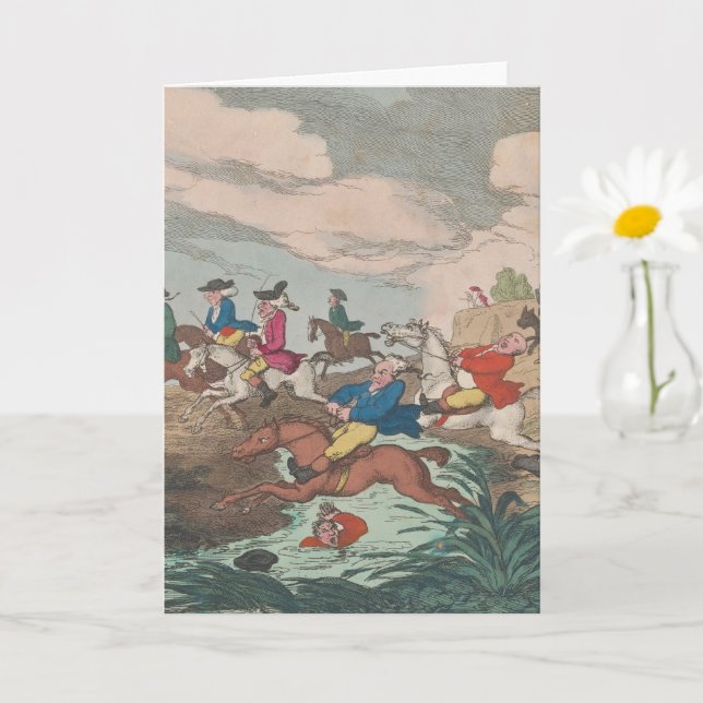 Hunt - Folded Greeting Card (Small Plant)