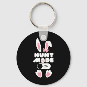 Hunt Mode On Funny Easter Day Egg Hunting Season B Key Ring