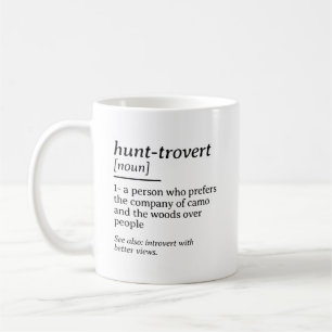 Hunt-rovert Funny Hunting Dictionary Definition Coffee Mug