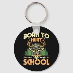 Hunt School Deer Camo Hunting Boys Kids Youth Key Ring