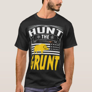 Hunt the boston terrier animals T-Shirt
