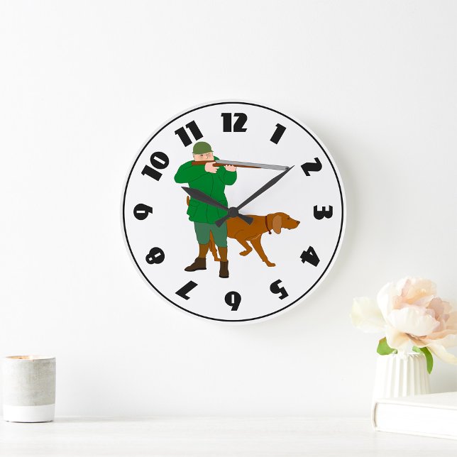 Hunter And A Dog Clock (Creator Uploaded)