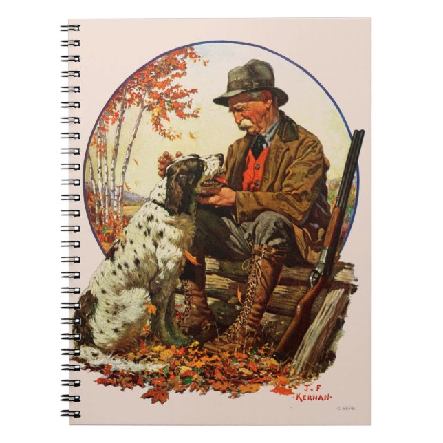 Hunter and Spaniel Notebook (Front)