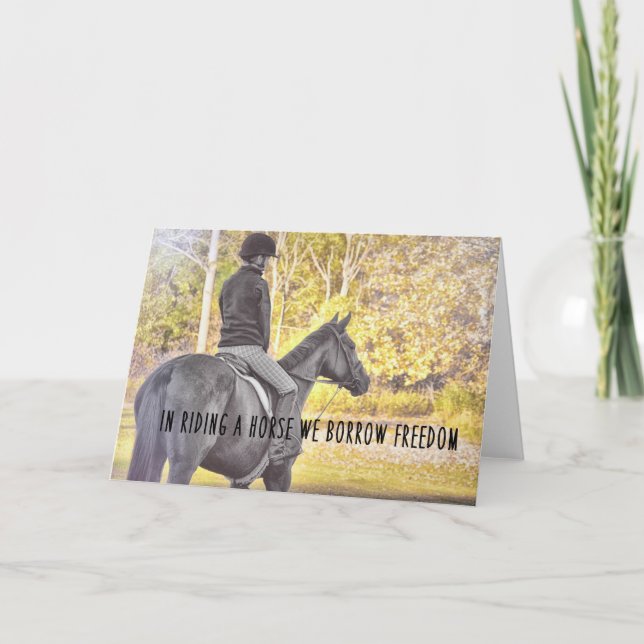 HUNTER ART Greeting Card (Front)