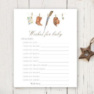 Hunter baby shower - wishes for baby