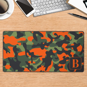 Hunter Camo Personalised Monogram Camouflage Desk Mat