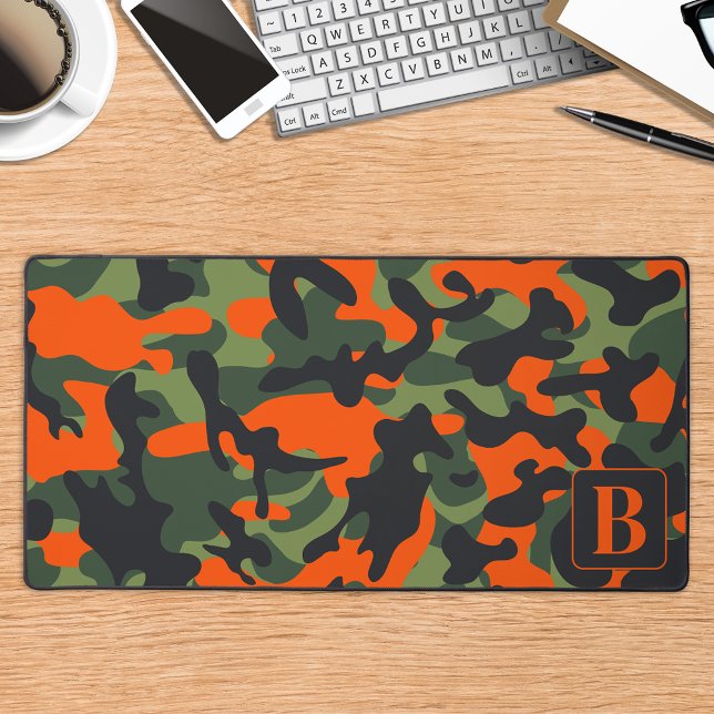 Hunter Camo Personalised Monogram Camouflage Desk Mat (Creator Uploaded)