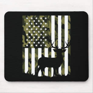 Hunter Camouflage Hunting Hunt Buck Elk American F Mouse Pad