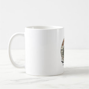 Hunter Cat Hunting Outdoorsman Cat Vintage Vector Coffee Mug