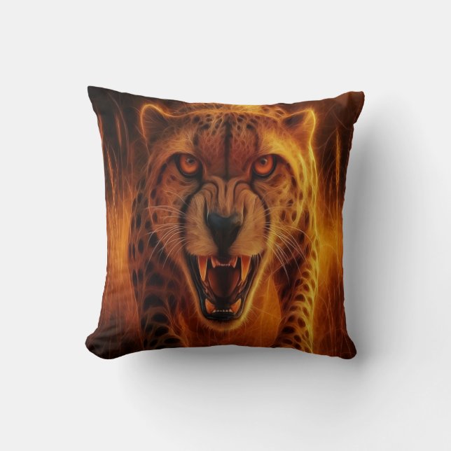 Hunter Cheetah Cushion (Front)