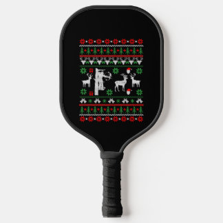 Hunter Christmas Gifts Bow Hunting Ugly Christmas Pickleball Paddle