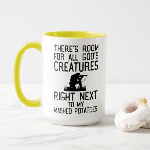 Hunter Coffee - There's Room For All Gods Creature Mug