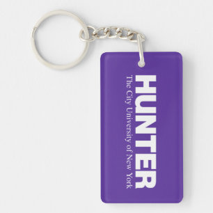 Hunter College CUNY Academic Logo Key Ring