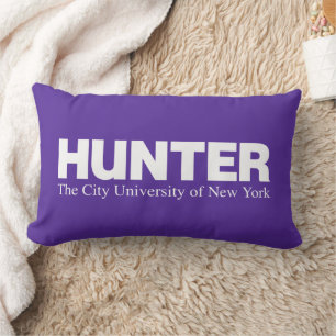 Hunter College CUNY Academic Logo Lumbar Cushion