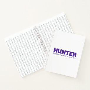 Hunter College CUNY Academic Logo Notebook