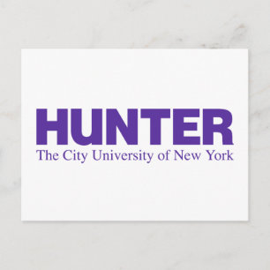 Hunter College CUNY Academic Logo Postcard
