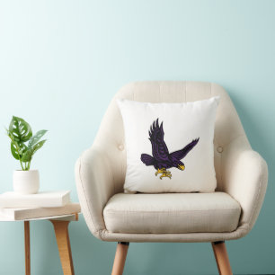 Hunter College Hawk Cushion