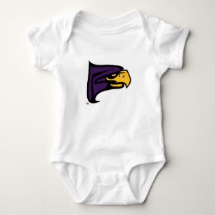 Hunter College Hawk Profile Mascot Baby Bodysuit