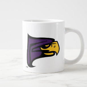 Hunter College Hawk Profile Mascot Large Coffee Mug